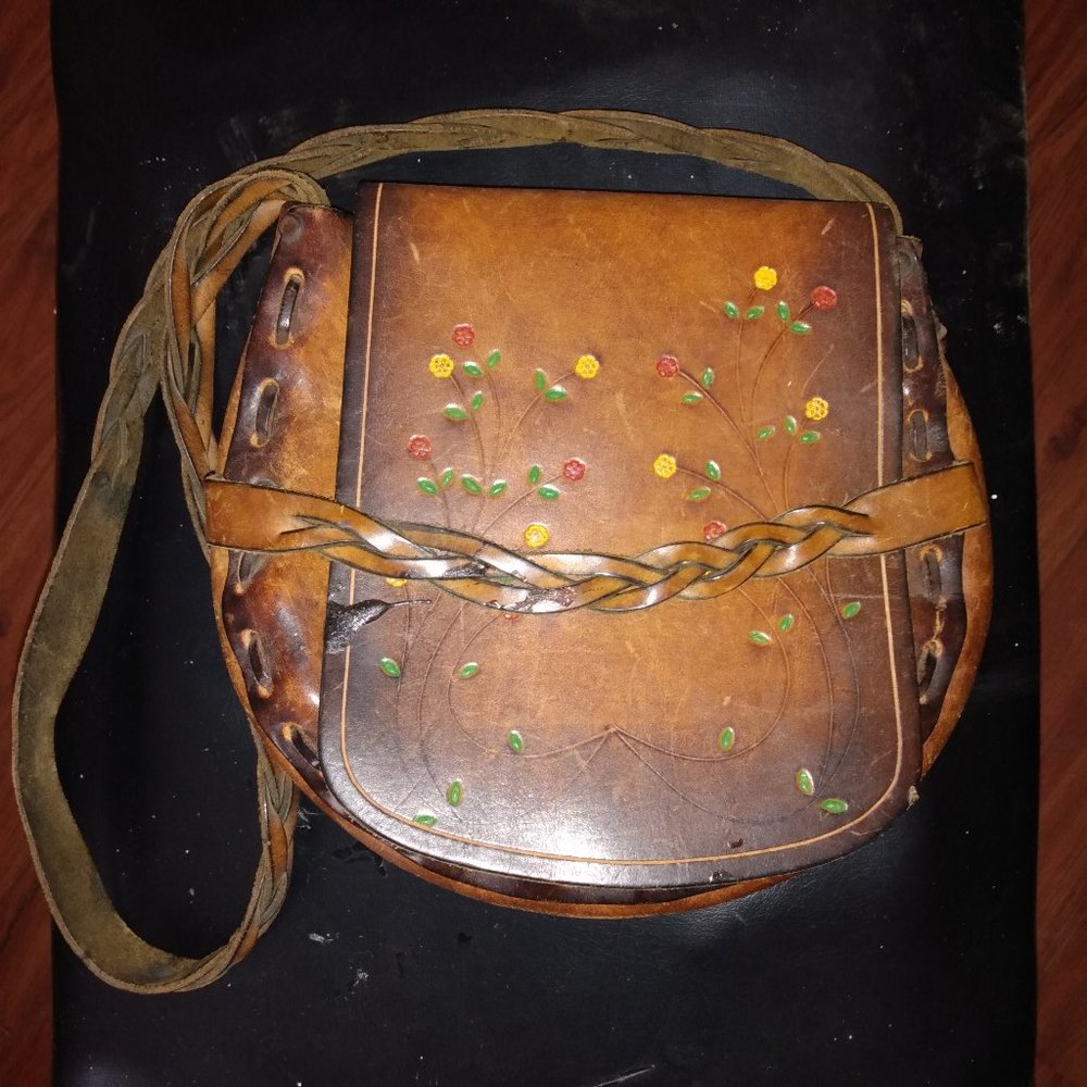 Leather handbag